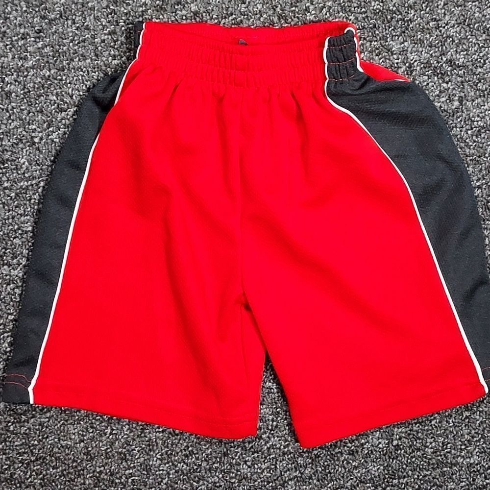 Mad Game Athletic Shorts Red & Black Size 5/6